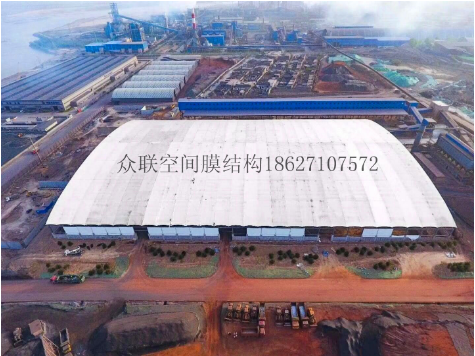 陕西巨鑫钢结构网架膜储煤棚